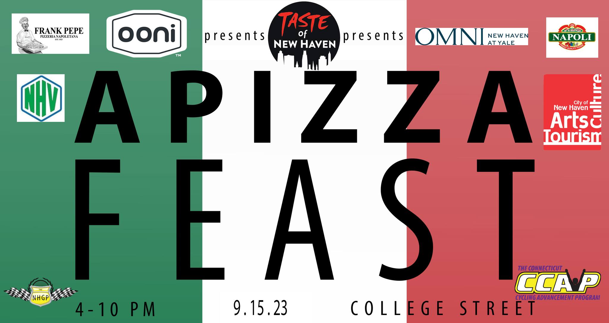 Haven’t Had the Chance to go to a Pizza Fest this Year? Well nows your chance! The Apizza Feast is held on FRIDAY, SEPTEMBER 15th!