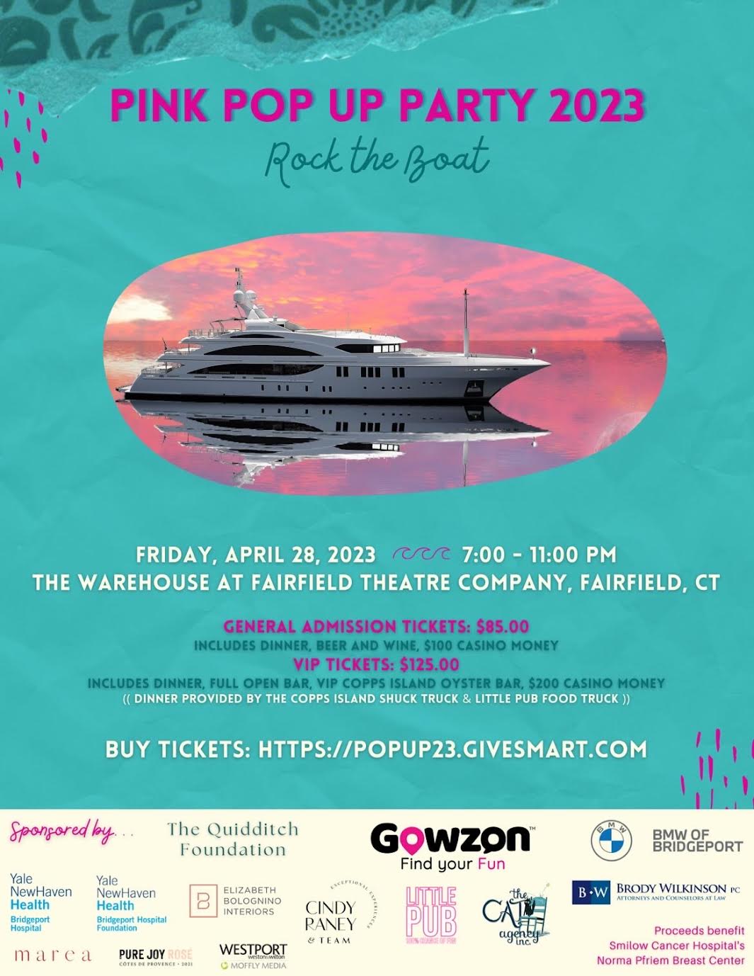 Pink Pop Up Party 2023 – Rock the Boat