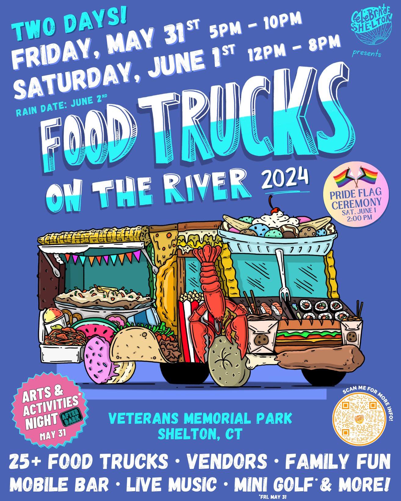 Celebrate Shelton is pleased to announce Food Trucks on the River