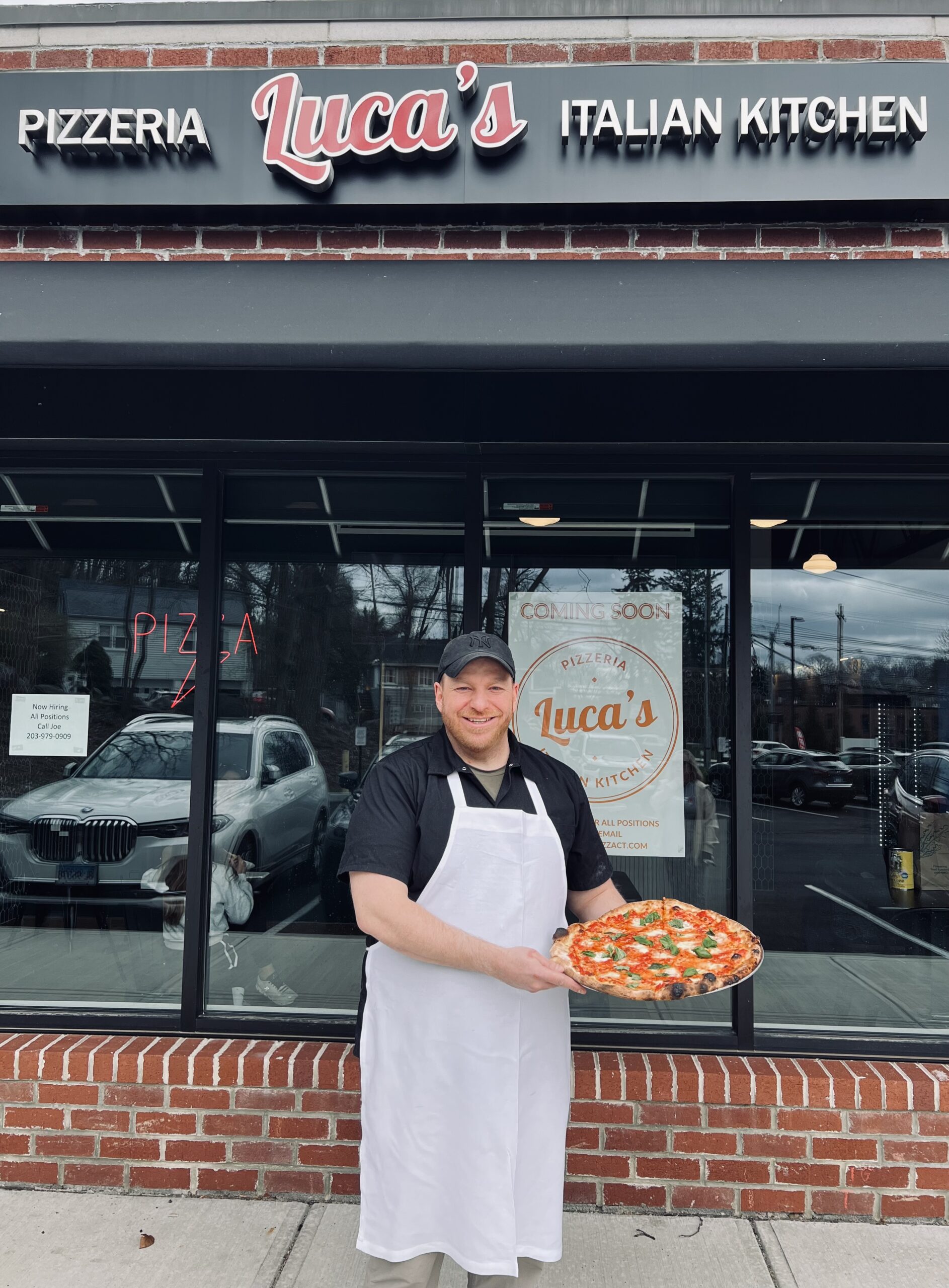 LUCA’S PIZZERIA AND ITALIAN KITCHEN WILL DEBUT IN GREENWICH’S GLENVILLE SHOPPING CENTER APRIL 12