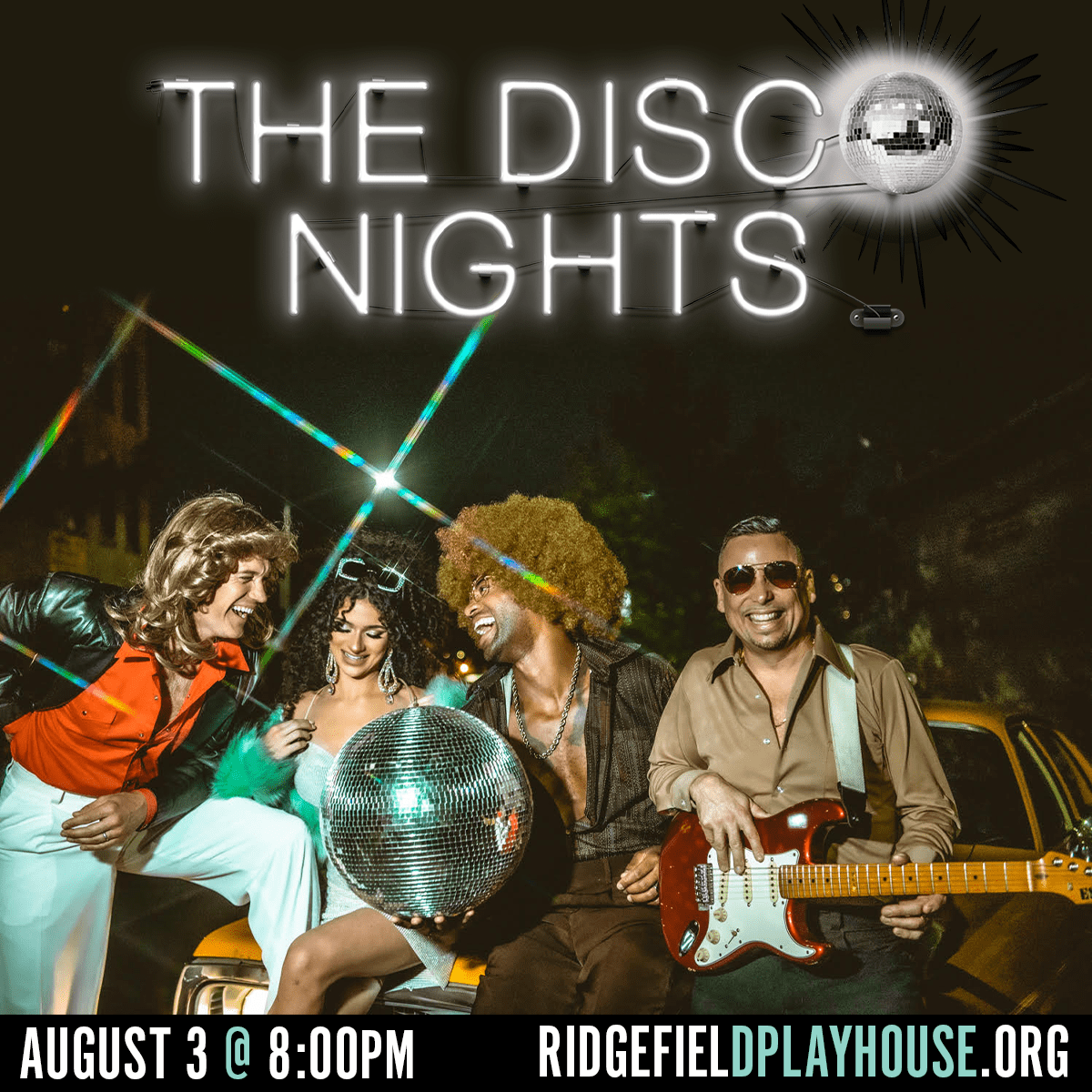 Find The Disco Nights @Ridgefield Playhouse on August 3rd!