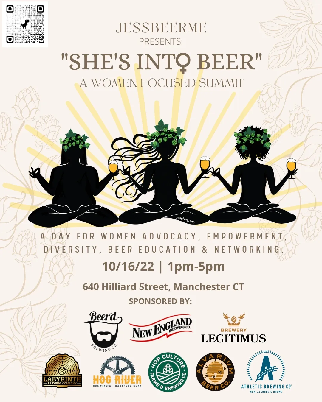 “SHE’S INTO BEER” First EVER Event on Sunday 10/16!