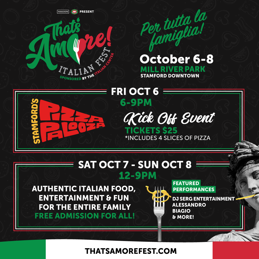 That’s Amore Fest Coming to Mill RIver Park this Weekend!