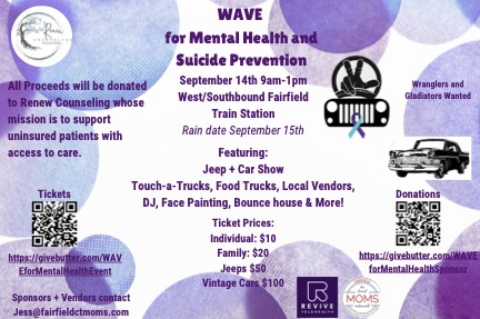 Community Unites for Mental Health and Suicide Prevention: WAVE Event on September 14, 2024