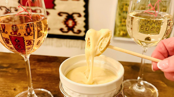 Cheese Fondue Dip & Sip