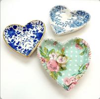 Decoupaged Heart Dishes Workshop