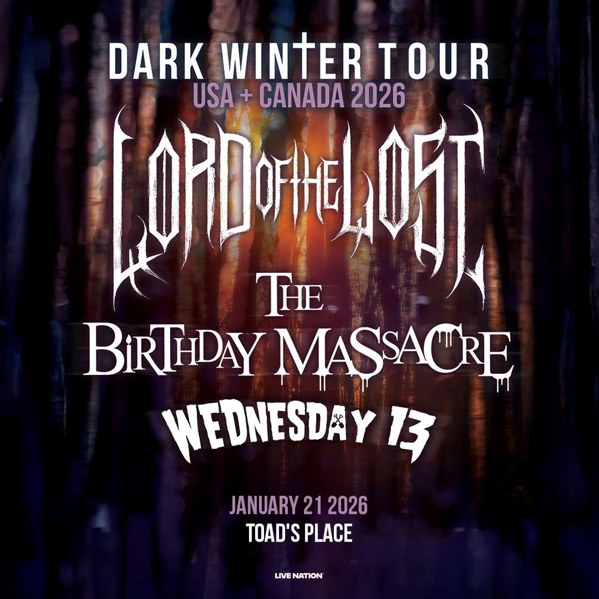 Live Nation Presents:  LORD OF THE LOST + THE BIRTHDAY MASSACRE