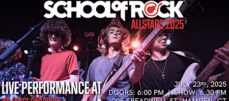 Premier Concerts and Manic Presents: School of Rock AllStars