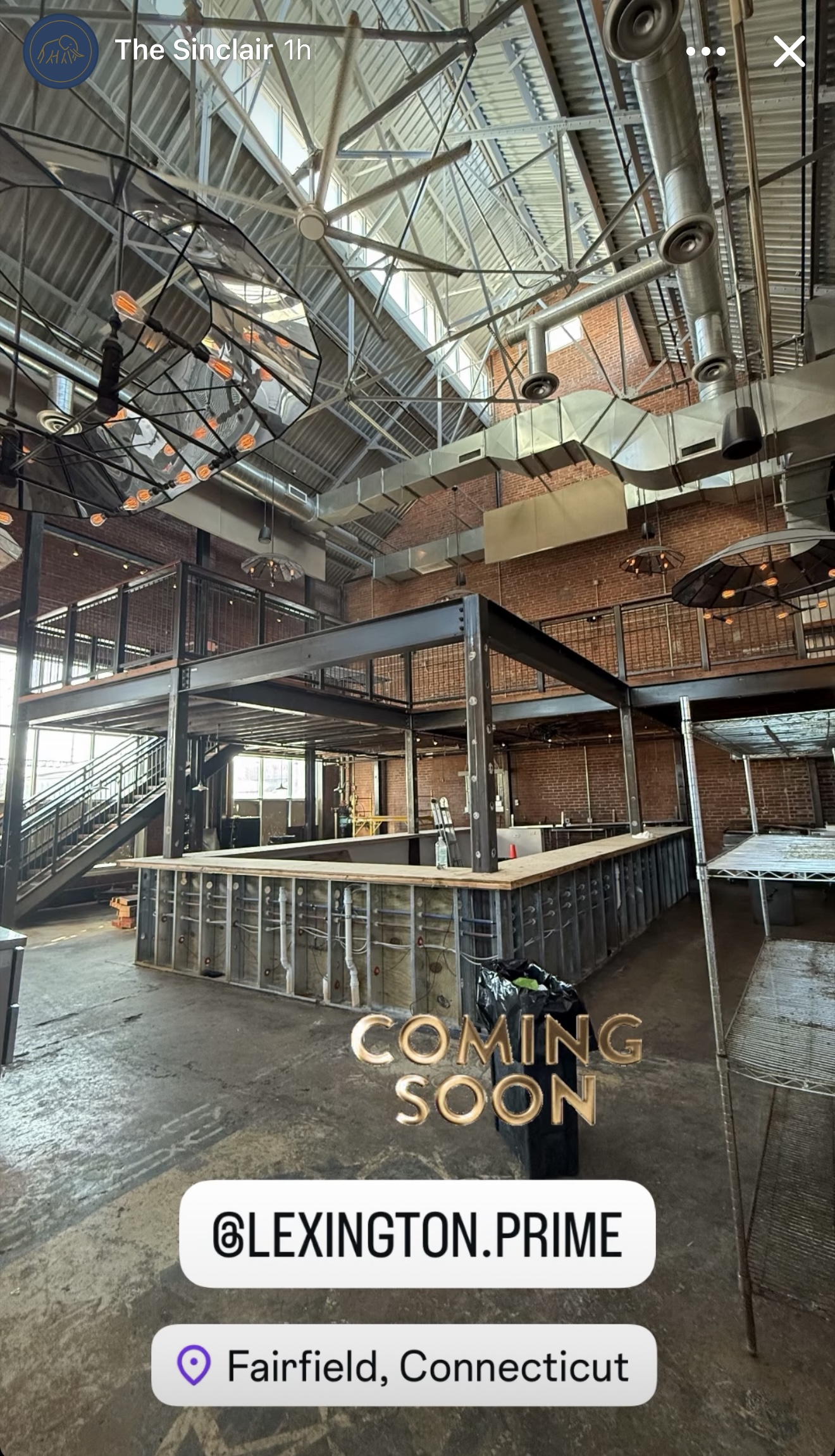 Lexington Prime to open in old Local site in Fairfield