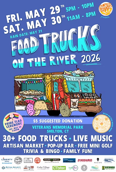 Celebrate Shelton’s Food Trucks on the River Returns to Shelton for a Summer of Eats & Beats